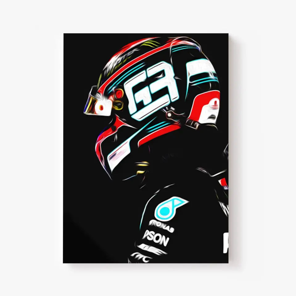 Affiche et Tableau George Russell Mercedes 2020 Formule 1