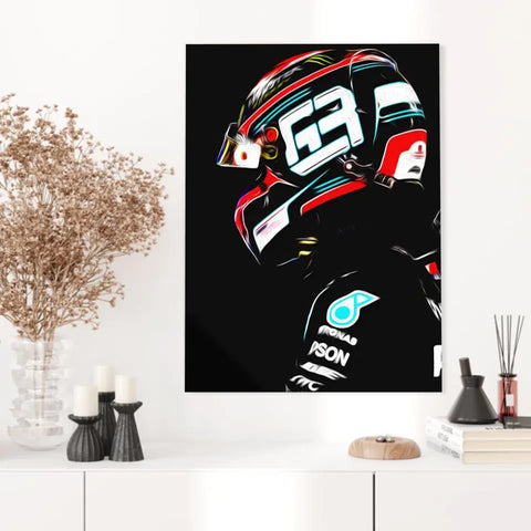 Affiche et Tableau George Russell Mercedes 2020 Formule 1