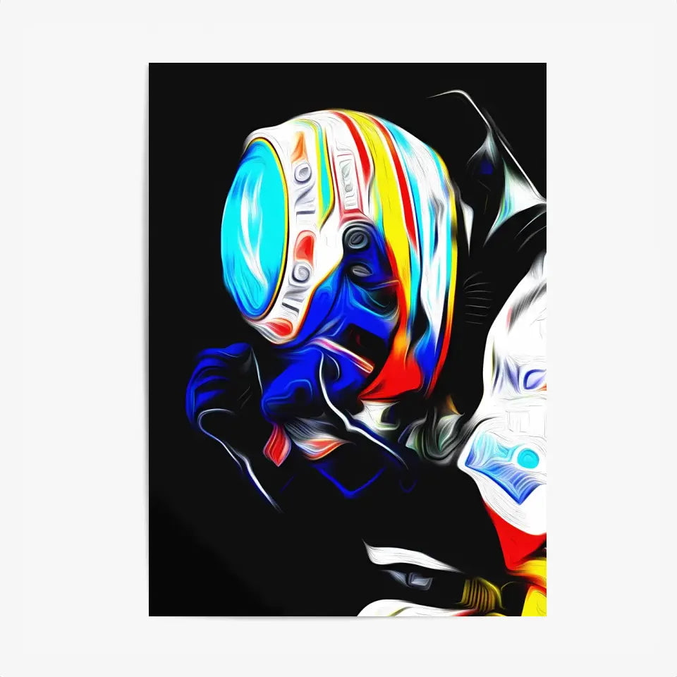 Affiche et Tableau Alonso Renault 2008 Formule 1