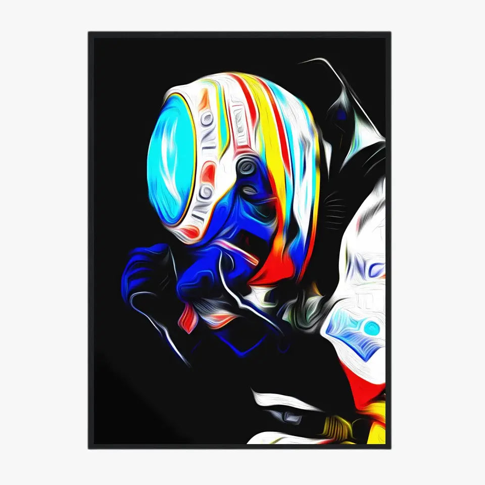 Affiche et Tableau Alonso Renault 2008 Formule 1
