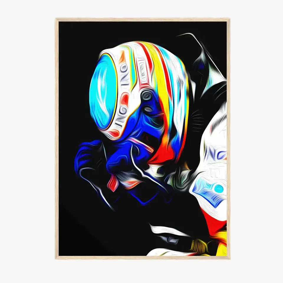 Affiche et Tableau Alonso Renault 2008 Formule 1