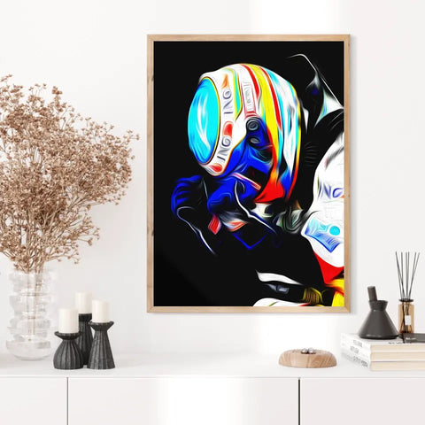 Affiche et Tableau Alonso Renault 2008 Formule 1
