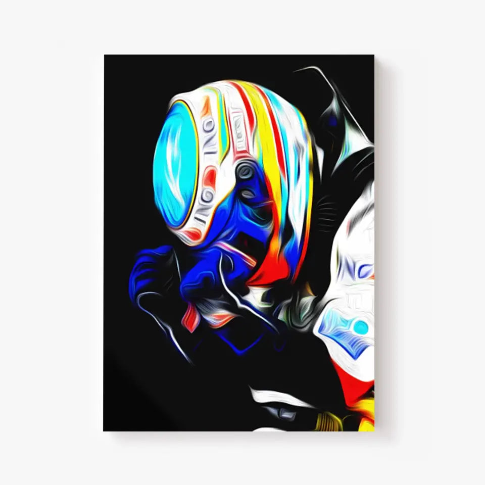 Affiche et Tableau Alonso Renault 2008 Formule 1
