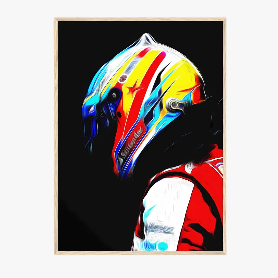 Affiche et Tableau Fernando Alonso Ferrari 2013 Formule 1