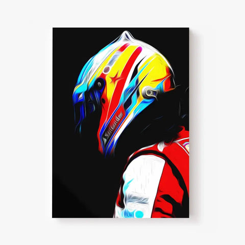 Affiche et Tableau Fernando Alonso Ferrari 2013 Formule 1