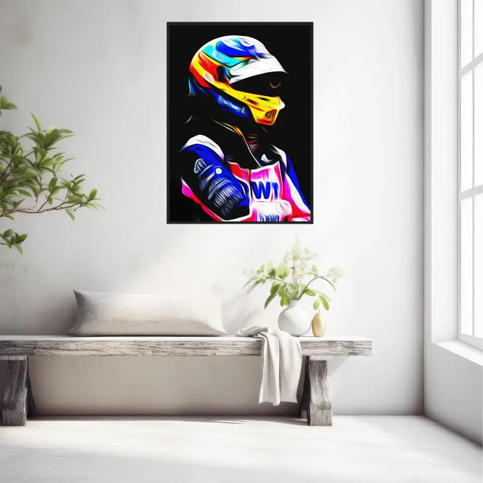 Affiche et Tableau Fernando Alonso Alpine 2022 Formule 1
