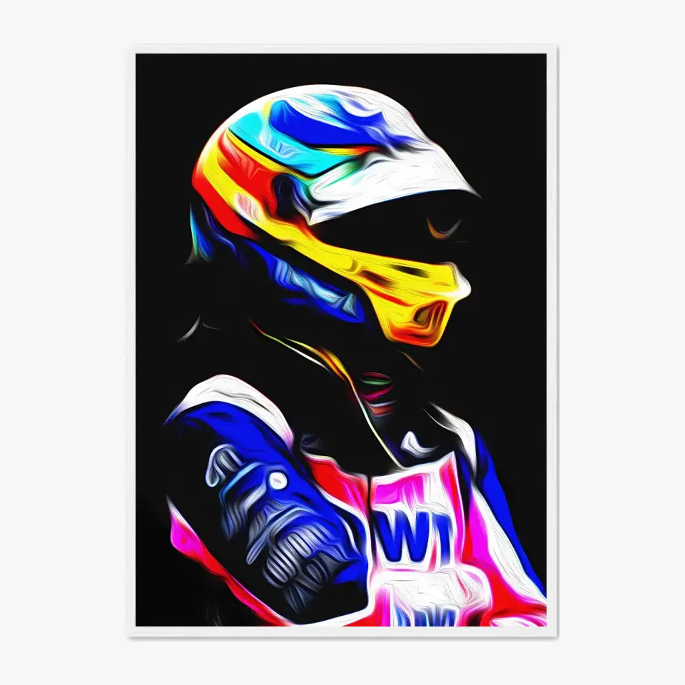 Affiche et Tableau Fernando Alonso Alpine 2022 Formule 1