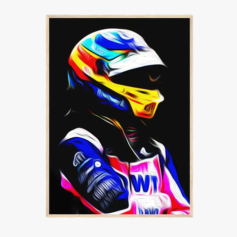 Affiche et Tableau Fernando Alonso Alpine 2022 Formule 1