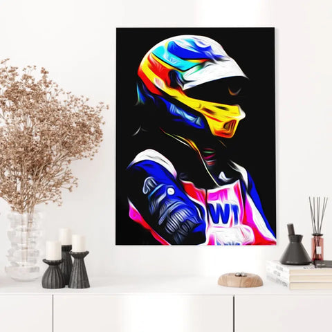 Affiche et Tableau Fernando Alonso Alpine 2022 Formule 1