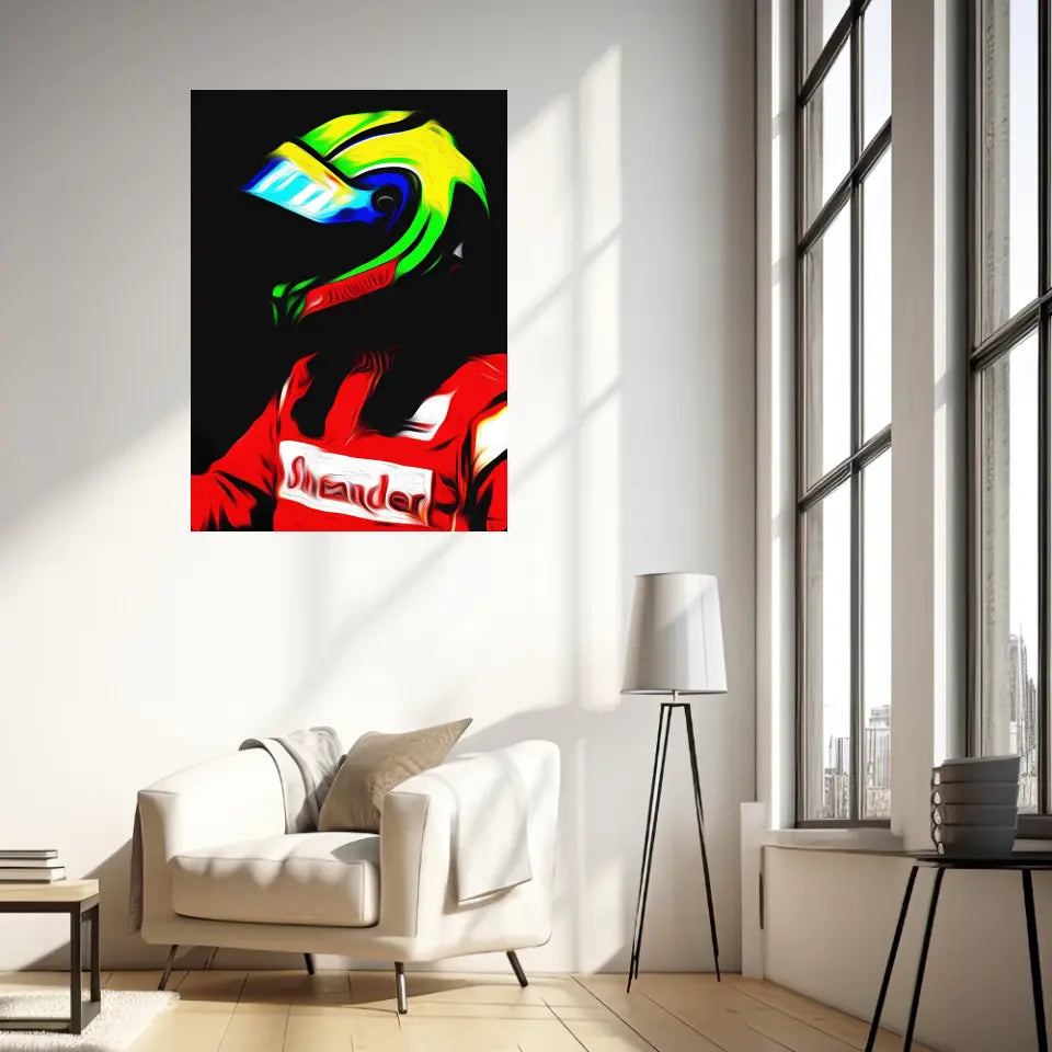 Affiche et Tableau Felipe Massa Ferrari 2011 Formule 1