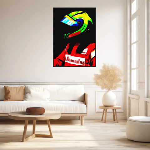 Affiche et Tableau Felipe Massa Ferrari 2011 Formule 1