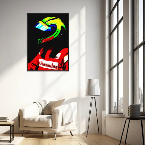 Affiche et Tableau Felipe Massa Ferrari 2011 Formule 1
