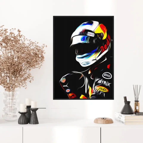 Affiche et Tableau Daniel Ricciardo Red Bull 2018 Formule 1