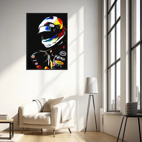 Affiche et Tableau Daniel Ricciardo Red Bull 2018 Formule 1
