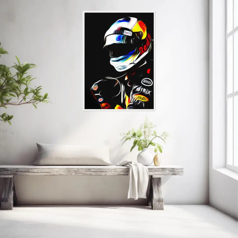 Affiche et Tableau Daniel Ricciardo Red Bull 2018 Formule 1