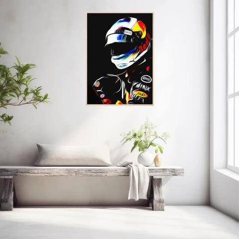 Affiche et Tableau Daniel Ricciardo Red Bull 2018 Formule 1