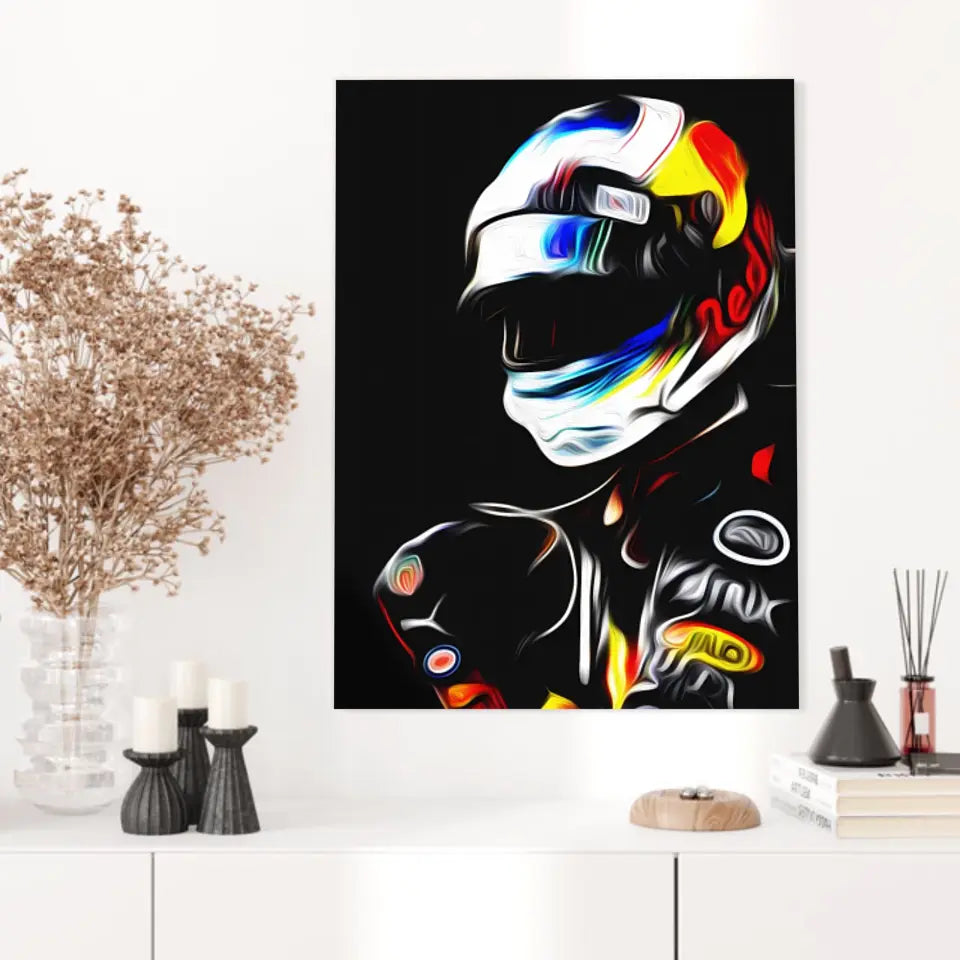 Affiche et Tableau Daniel Ricciardo Red Bull 2018 Formule 1