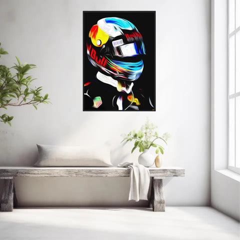Affiche et Tableau Daniel Ricciardo RedBull 2017 Formule 1