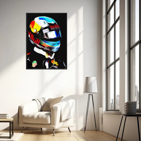 Affiche et Tableau Daniel Ricciardo RedBull 2017 Formule 1