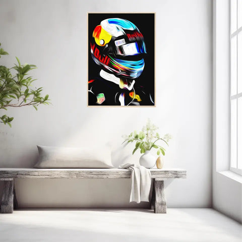Affiche et Tableau Daniel Ricciardo RedBull 2017 Formule 1