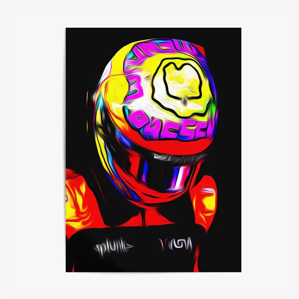 Affiche et Tableau Daniel Ricciardo McLaren 2022 Formule 1