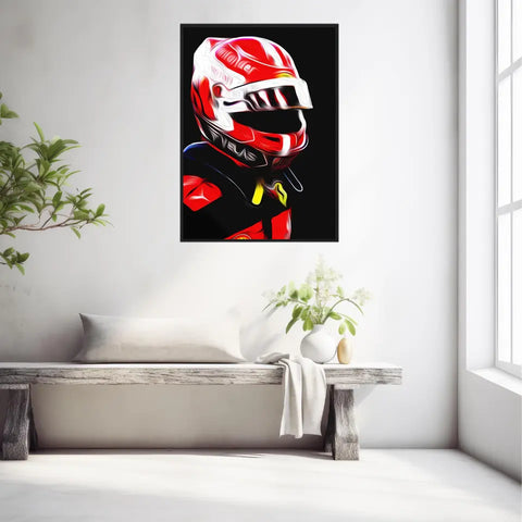 Affiche et Tableau Charles Leclerc Ferrari 2022 Formule 1