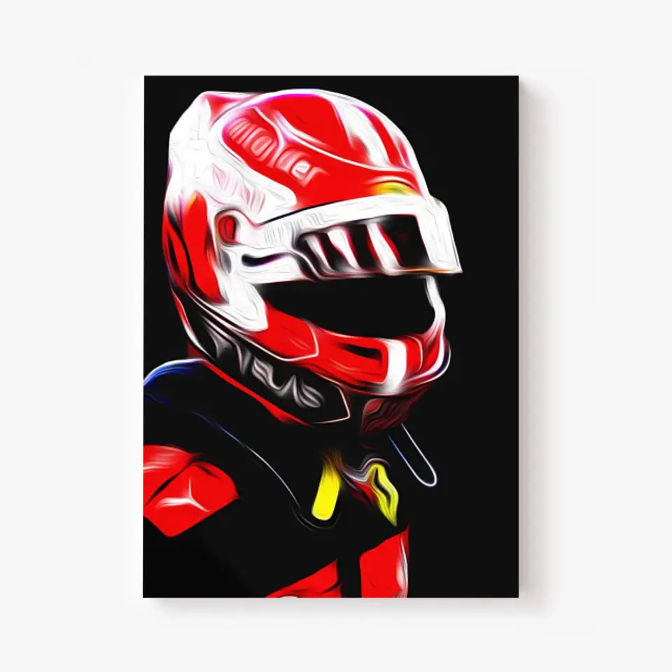 Affiche et Tableau Charles Leclerc Ferrari 2022 Formule 1