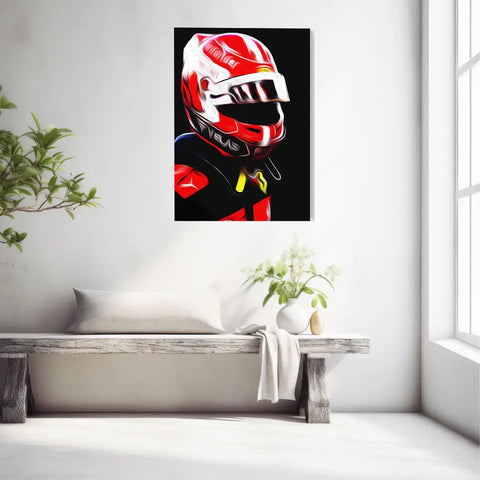 Affiche et Tableau Charles Leclerc Ferrari 2022 Formule 1