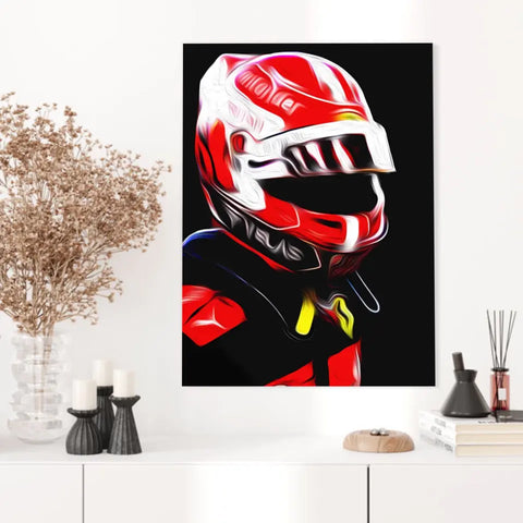 Affiche et Tableau Charles Leclerc Ferrari 2022 Formule 1