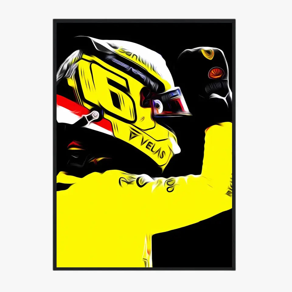 Affiche et Tableau Charles Leclerc Ferrari 2022 Monza Formule 1