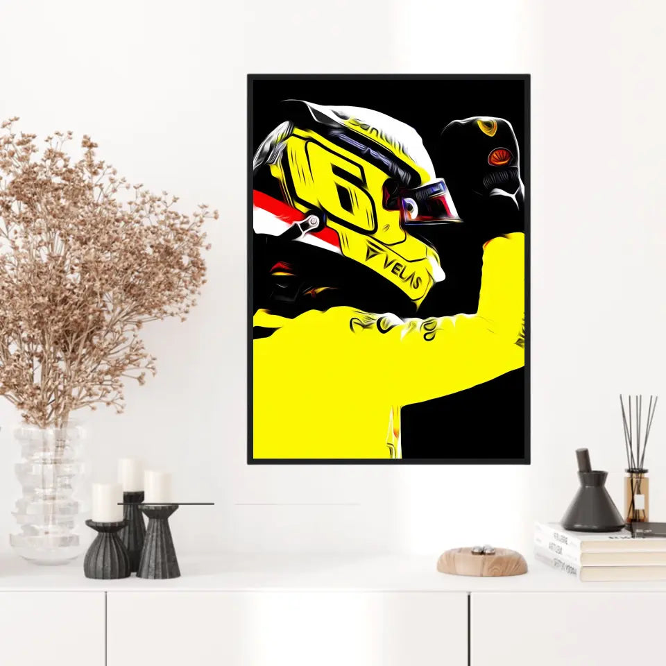 Affiche et Tableau Charles Leclerc Ferrari 2022 Monza Formule 1