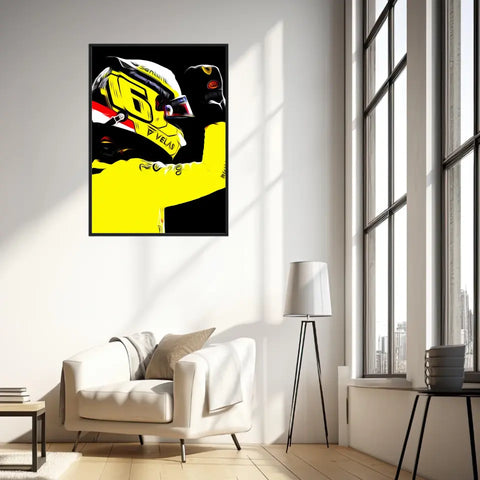 Affiche et Tableau Charles Leclerc Ferrari 2022 Monza Formule 1
