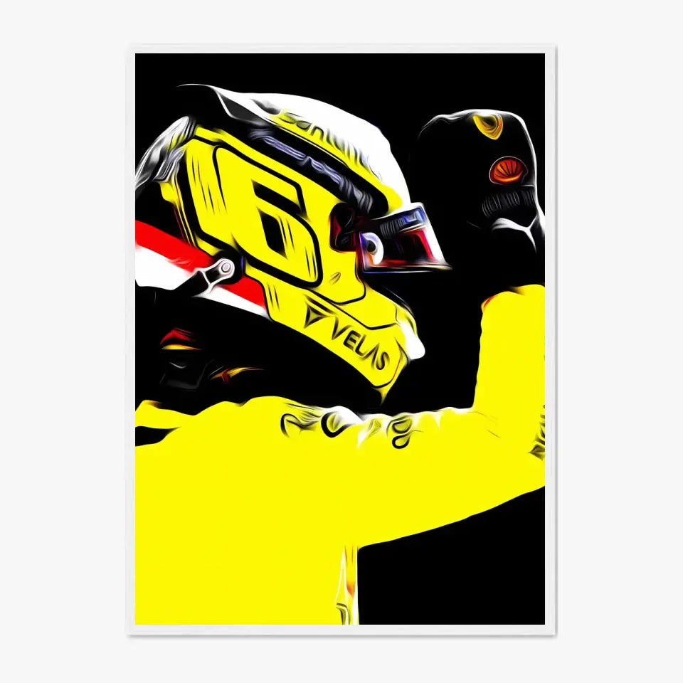 Affiche et Tableau Charles Leclerc Ferrari 2022 Monza Formule 1