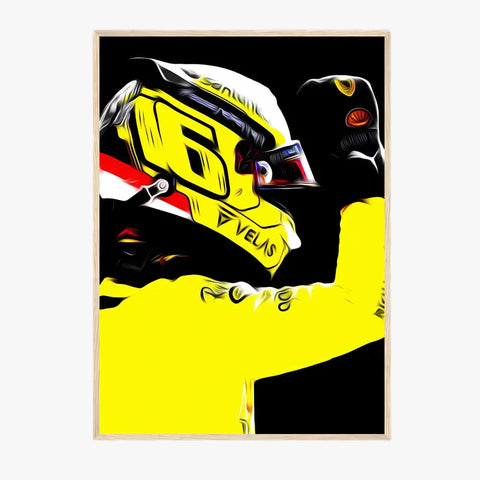 Affiche et Tableau Charles Leclerc Ferrari 2022 Monza Formule 1