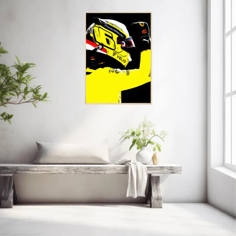 Affiche et Tableau Charles Leclerc Ferrari 2022 Monza Formule 1