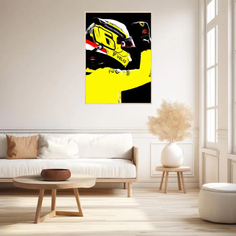 Affiche et Tableau Charles Leclerc Ferrari 2022 Monza Formule 1