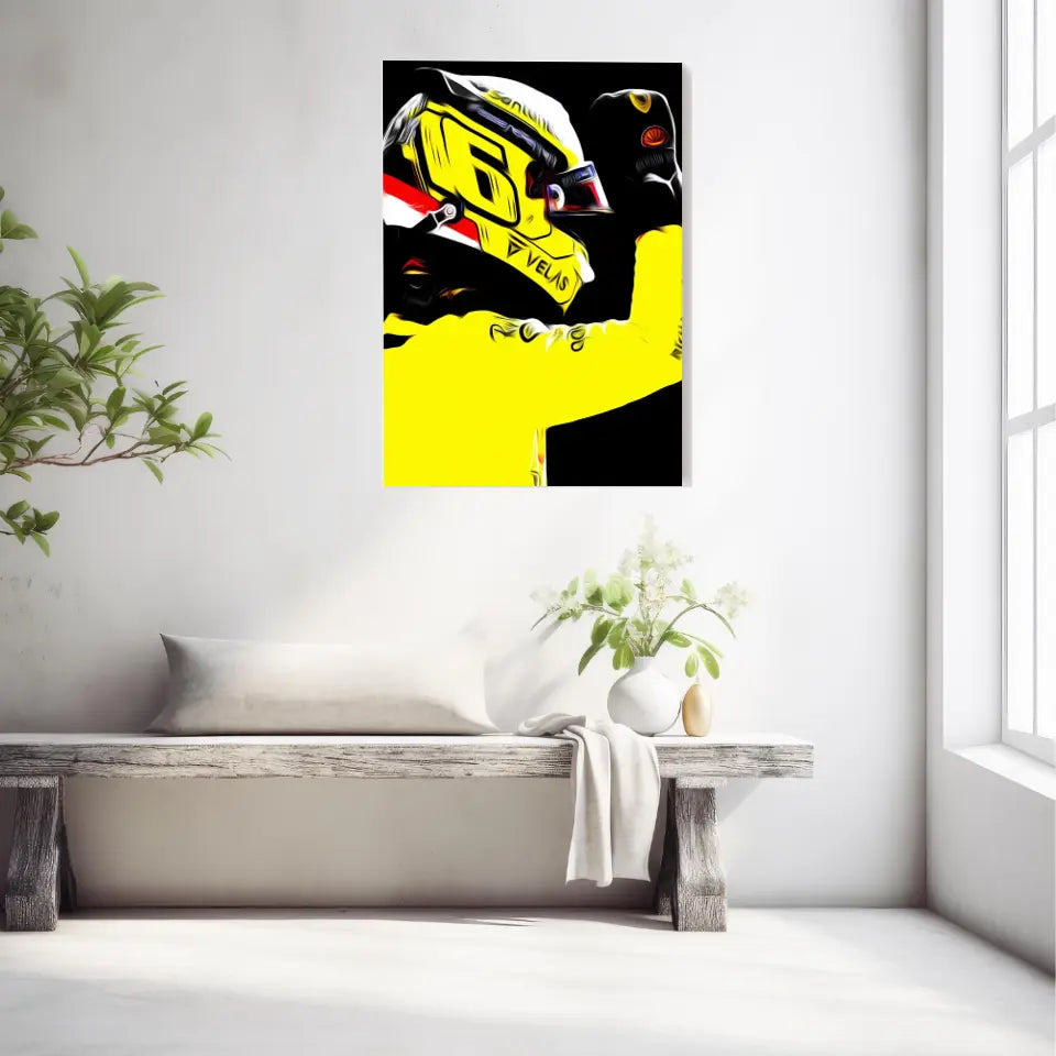 Affiche et Tableau Charles Leclerc Ferrari 2022 Monza Formule 1