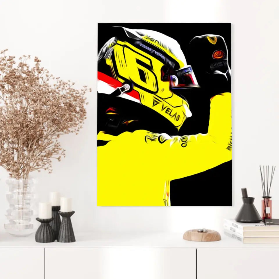 Affiche et Tableau Charles Leclerc Ferrari 2022 Monza Formule 1