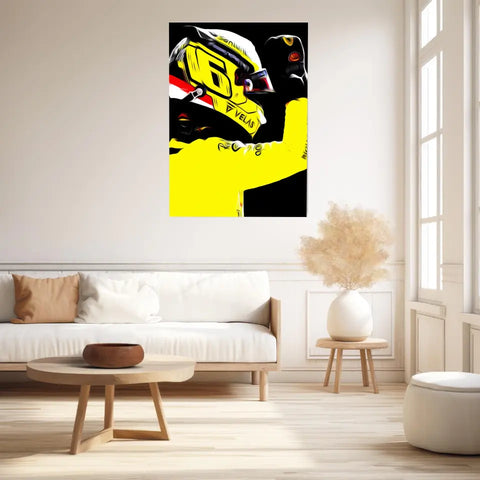 Affiche et Tableau Charles Leclerc Ferrari 2022 Monza Formule 1
