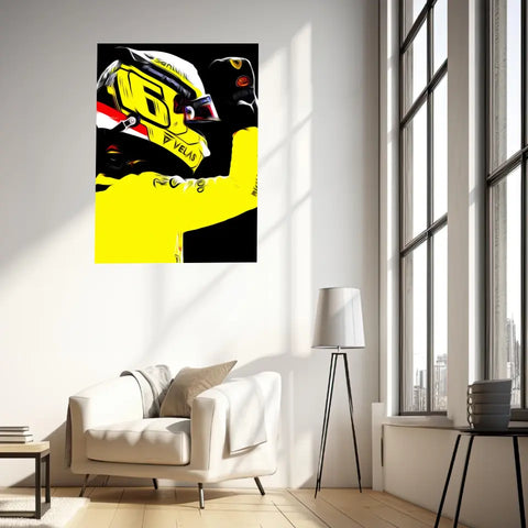 Affiche et Tableau Charles Leclerc Ferrari 2022 Monza Formule 1