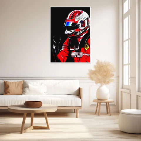 Affiche et Tableau Charles Leclerc Ferrari 2019 Formule 1