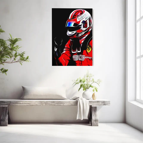 Affiche et Tableau Charles Leclerc Ferrari 2019 Formule 1