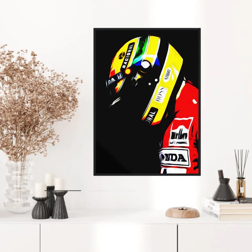 Affiche et Tableau Ayrton Senna Honda 1991 Formule 1