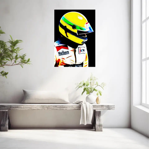 Affiche et Tableau Ayrton Senna Toleman 1984 Formule 1