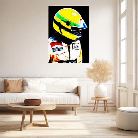 Affiche et Tableau Ayrton Senna Toleman 1984 Formule 1