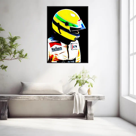 Affiche et Tableau Ayrton Senna Toleman 1984 Formule 1