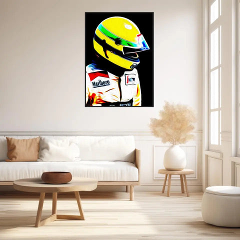 Affiche et Tableau Ayrton Senna Toleman 1984 Formule 1