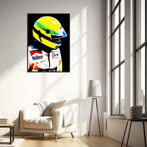 Affiche et Tableau Ayrton Senna Toleman 1984 Formule 1