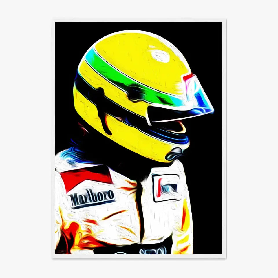 Affiche et Tableau Ayrton Senna Toleman 1984 Formule 1