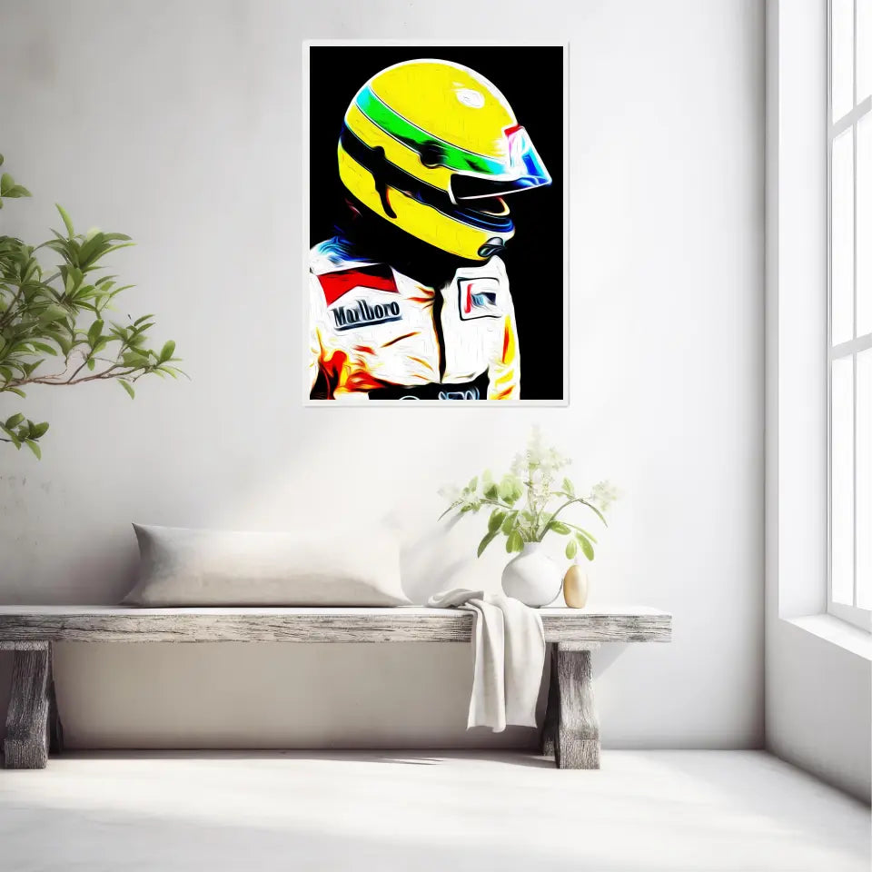 Affiche et Tableau Ayrton Senna Toleman 1984 Formule 1